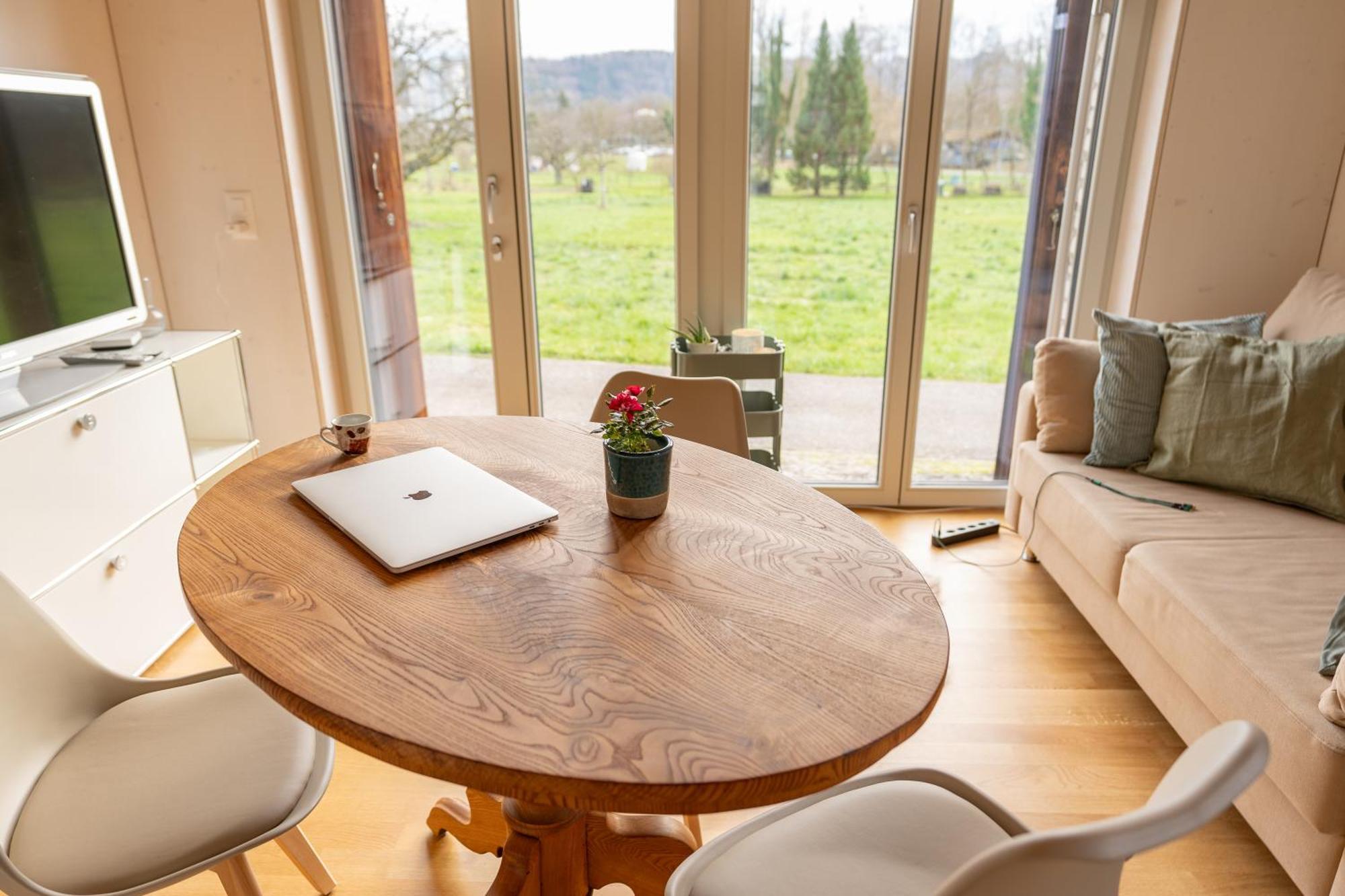 Tiny House Chez Claudine - Relaxen, Workspace, Naehe Thermen, Netflix, Free Parking & Wifi Бругг Экстерьер фото